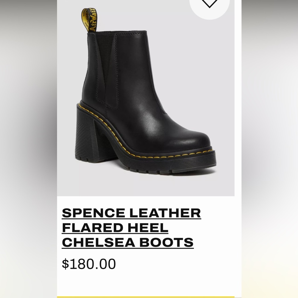 Dr martens Spence leather heel Chelsea boots